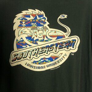 New World Graphics green Southeastern Louisiana University cotton t-shirt XXL